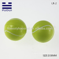 ¡¡NUEVO!! Venta al por mayor 38mm ABS promocional de pelota de tenis bola de forma bálsamo contenedor